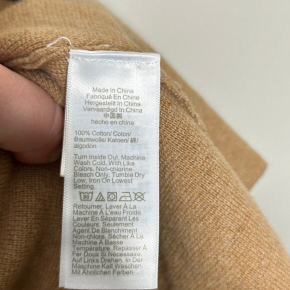 J. CREW Factory Schoolboy Sweater Blazer Heather Acorn Tan Sz XXL {3R1} - Picture 8 of 9